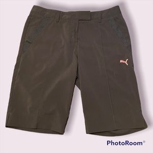PUMA Black Golf Shorts. Size 8.